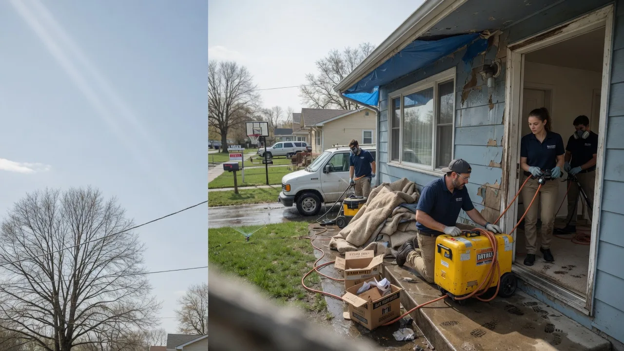 Basement Flood Cleanup in Chatham, IL near me